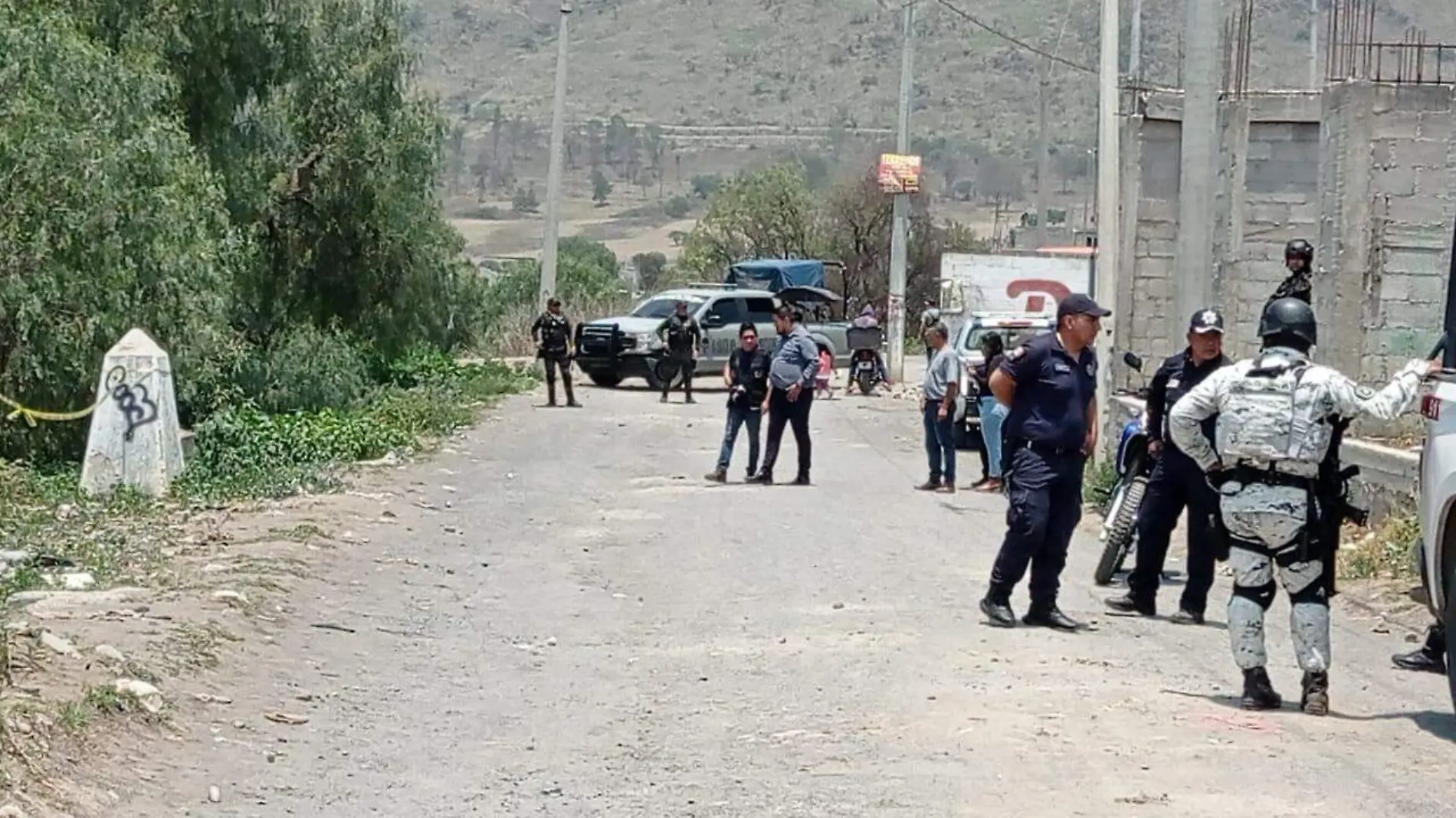 Policías en homicidio 